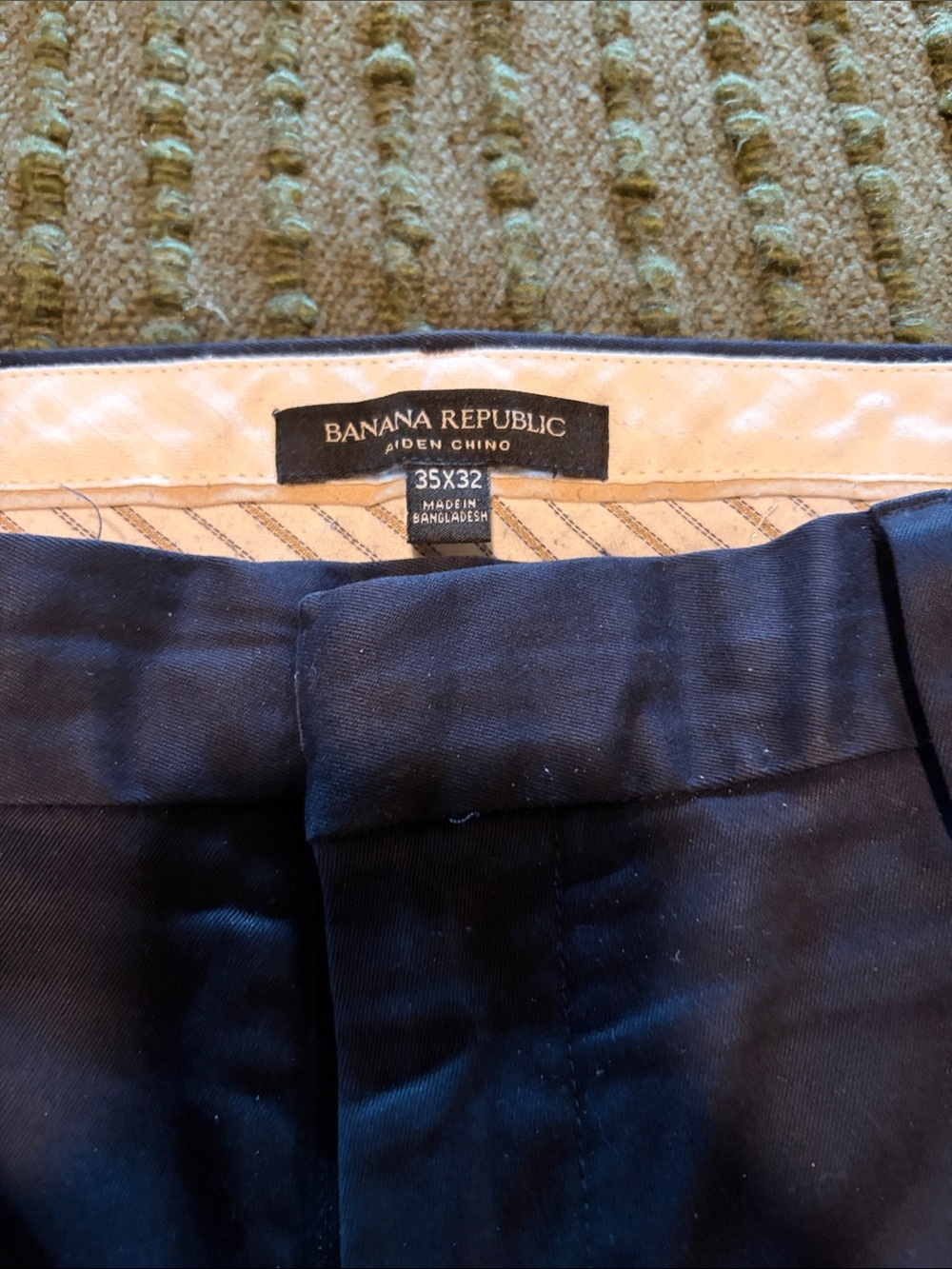 Banana Republic Men’s Dark Navy Chino Pants